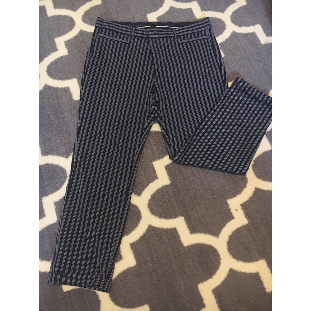 Striped pants/slacks from Banana Republic.